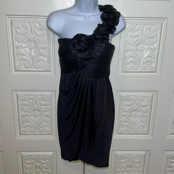 Simon Chang Women’s Navy Dress 6 - Picture 1 of 10